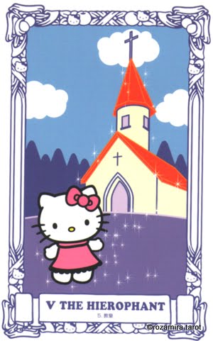 Hello Kitty Tarot Cards by Ryugi Kagami